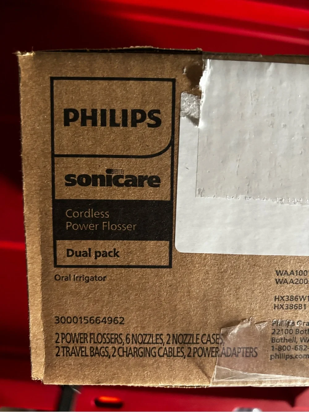 NWT Philips Sonicare Dual Pack Power Flosser